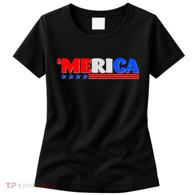 Red White & Blue 'Merica 4th Of July Women's T-Shirt