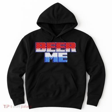 Red White And Blue Beer Me Hoodie