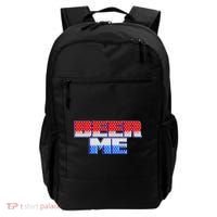 Red White And Blue Beer Me Backpack thumb 0