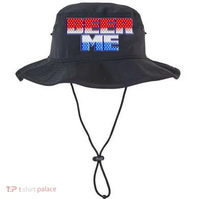 Red White And Blue Beer Me Bucket Hat