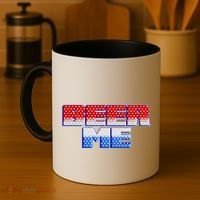 Red White And Blue Beer Me Coffee Mug thumb 4