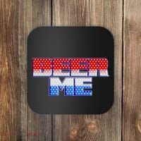 Red White And Blue Beer Me Coaster thumb 0