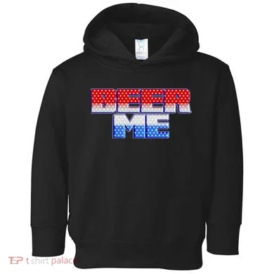 Red White And Blue Beer Me Toddler Hoodie