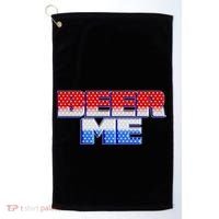 Red White And Blue Beer Me Golf Towel thumb 0