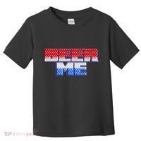 Red White And Blue Beer Me Toddler T-Shirt thumb 0
