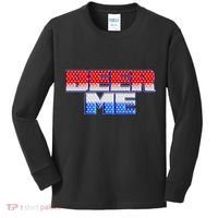 Red White And Blue Beer Me Kids Long Sleeve Shirt thumb 0