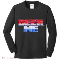 Red White And Blue Beer Me Kids Long Sleeve Shirt thumb 0