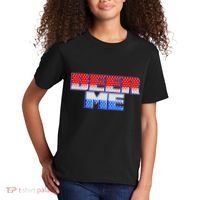 Red White And Blue Beer Me Kids T-Shirt thumb 2