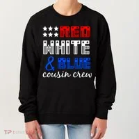 Red White And Blue Cousin Crew Women's Sweatshirt thumb 0