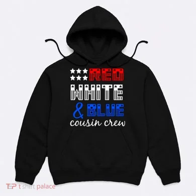 Red White And Blue Cousin Crew Hoodie