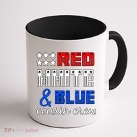 Red White And Blue Cousin Crew Coffee Mug thumb 1
