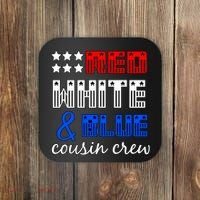Red White And Blue Cousin Crew Coaster thumb 0