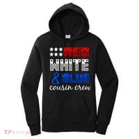 Red White And Blue Cousin Crew Women's Hoodie thumb 0