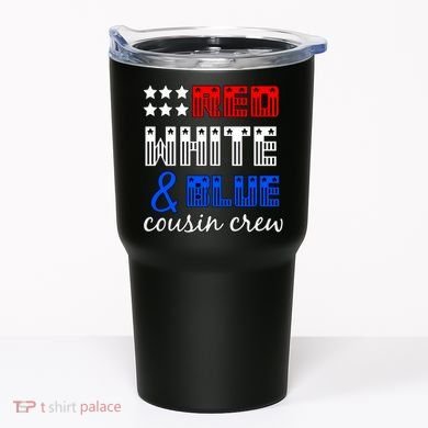 Red White And Blue Cousin Crew Tumbler