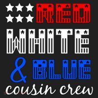 Red White And Blue Cousin Crew Tumbler thumb 3