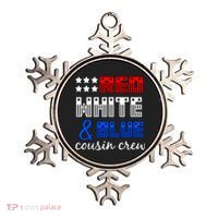 Red White And Blue Cousin Crew Ornament thumb 0