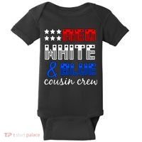 Red White And Blue Cousin Crew Baby Bodysuit thumb 0