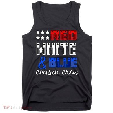 Red White And Blue Cousin Crew Tank Top