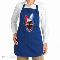 Red White And Blue Hipster Pug Apron thumb 2