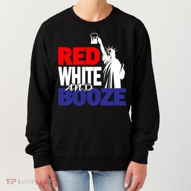 Red White and Booze USA Beer Women's Sweatshirt