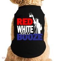 Red White and Booze USA Beer Doggie Tank thumb 0