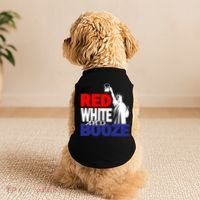 Red White and Booze USA Beer Doggie Tank thumb 2