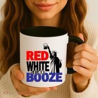 Red White and Booze USA Beer Coffee Mug thumb 3