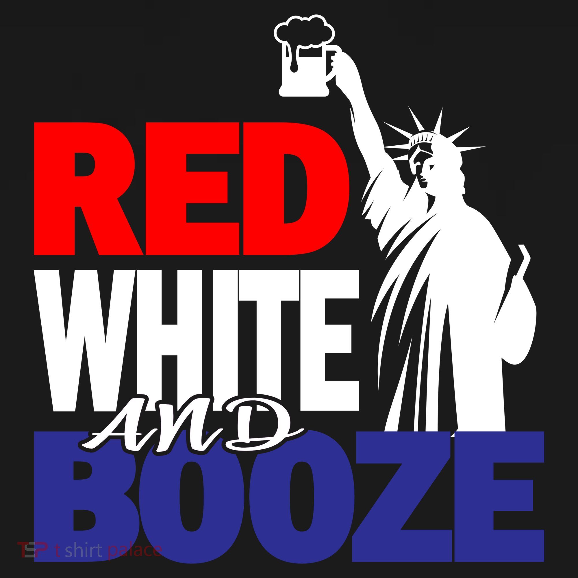 Red White and Booze USA Beer Women's Hoodie