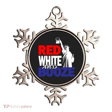 Red White and Booze USA Beer Ornament