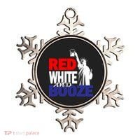 Red White and Booze USA Beer Ornament thumb 0