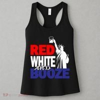 Red White and Booze USA Beer Women's Tank Top thumb 3