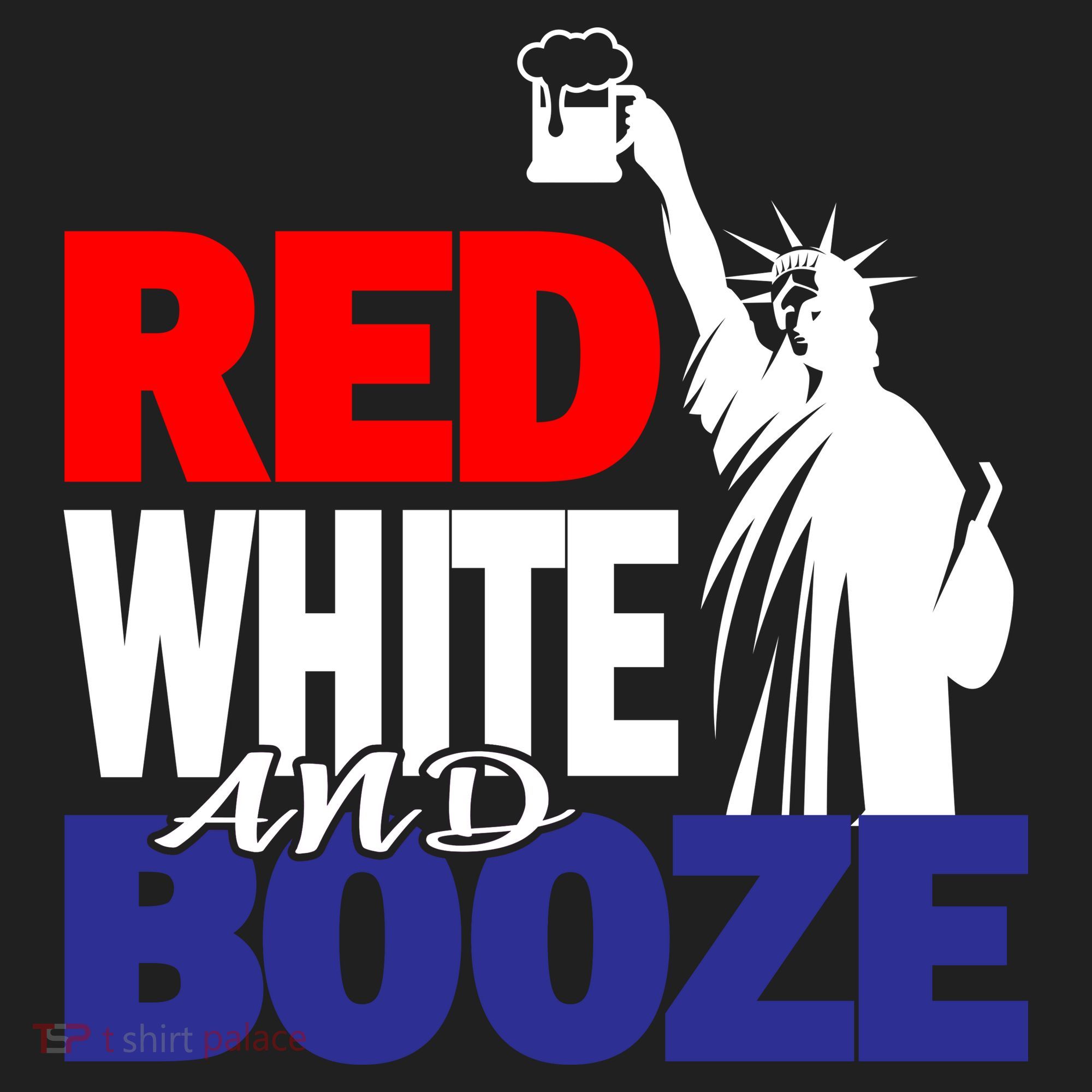 Red White and Booze USA Beer Hat
