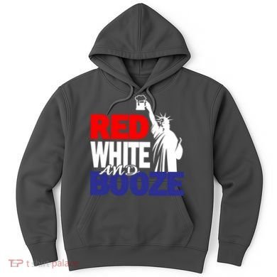 Red White and Booze USA Beer Hoodie