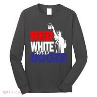 Red White and Booze USA Beer Long Sleeve Shirt thumb 0