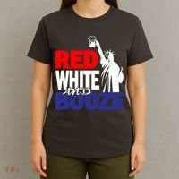 Red White and Booze USA Beer T-Shirt thumb 4
