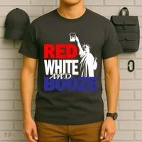 Red White and Booze USA Beer T-Shirt thumb 6