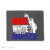 Red White and Booze USA Beer Mousepad thumb 0