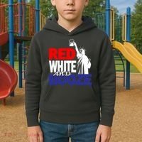 Red White and Booze USA Beer Kids Hoodie thumb 2
