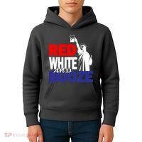 Red White and Booze USA Beer Kids Hoodie thumb 4