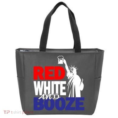 Red White and Booze USA Beer Tote Bag