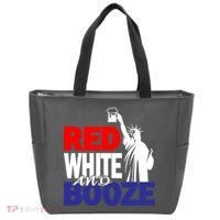 Red White and Booze USA Beer Tote Bag thumb 0