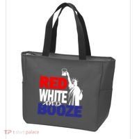 Red White and Booze USA Beer Tote Bag thumb 3