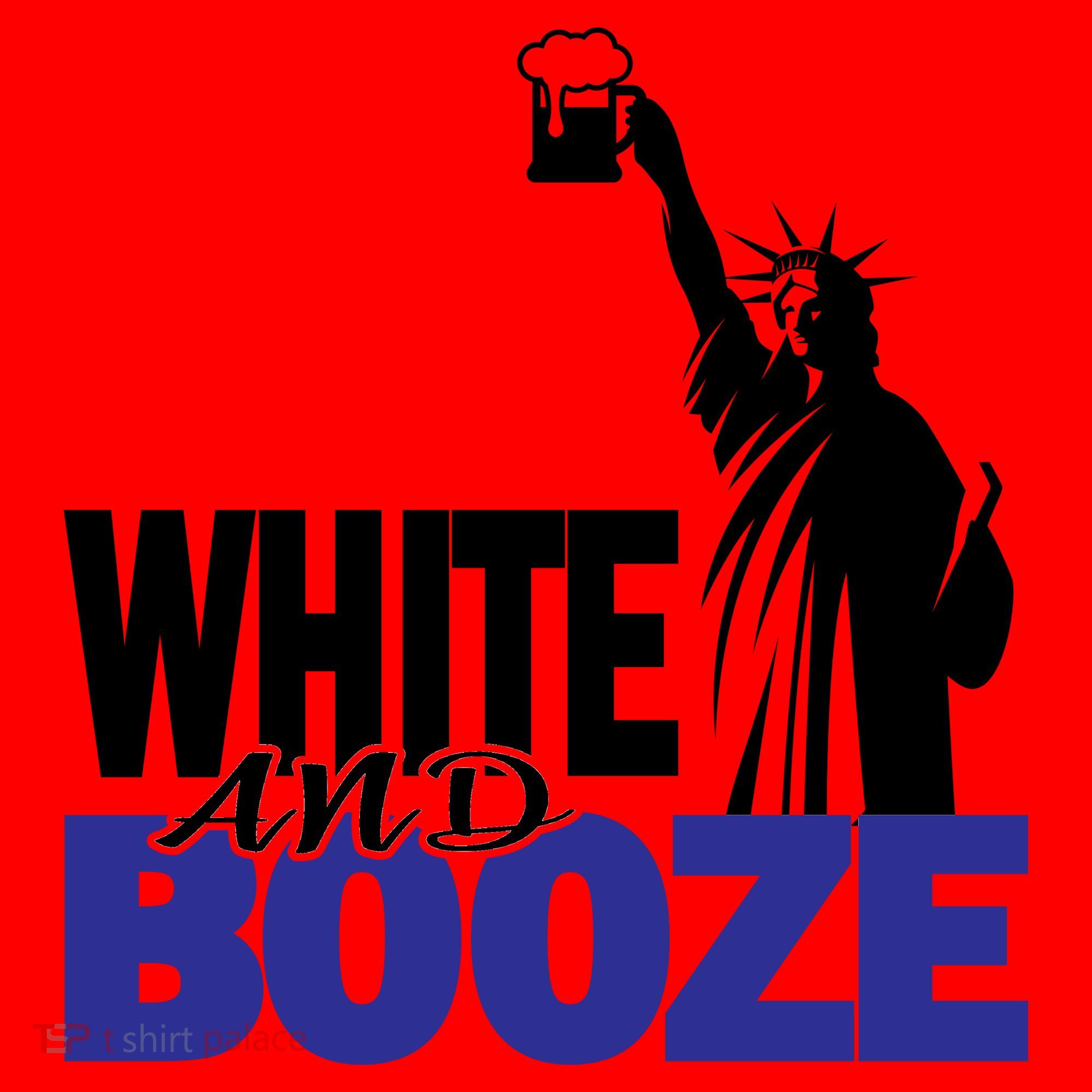 Red White and Booze USA Beer Santa Hat