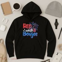 Red White And Boujee 4th of July Fireworks Hoodie thumb 3