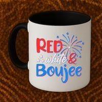 Red White And Boujee 4th of July Fireworks Coffee Mug thumb 2
