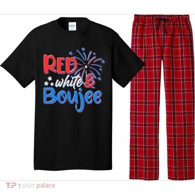 Red White And Boujee 4th of July Fireworks Pajama Set