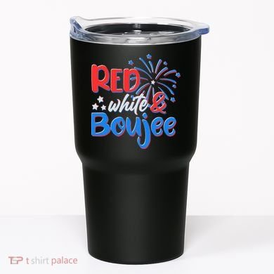 Red White And Boujee 4th of July Fireworks Tumbler