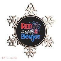 Red White And Boujee 4th of July Fireworks Ornament thumb 0