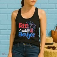 Red White And Boujee 4th of July Fireworks Women's Tank Top thumb 2