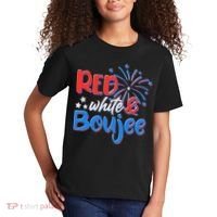 Red White And Boujee 4th of July Fireworks Kids T-Shirt thumb 2